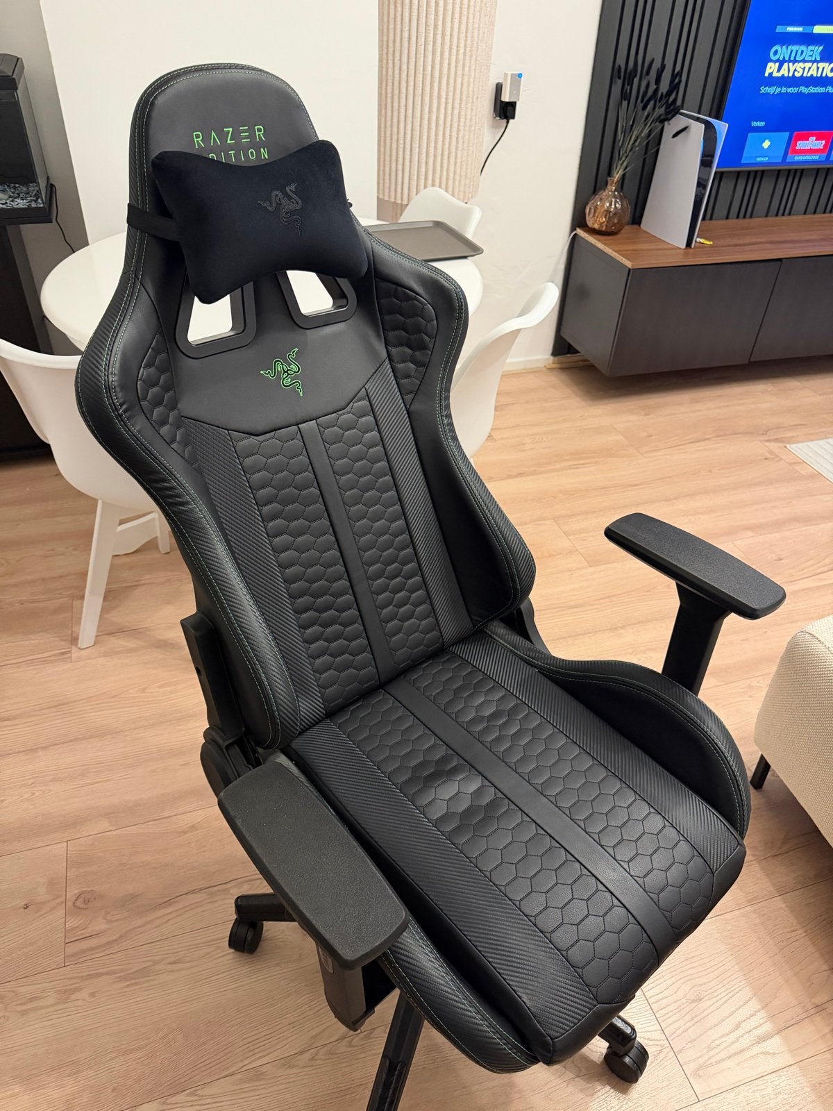 Razer Edition Gaming Bureaustoel - Zo goed als nieuw, Huis en Inrichting, Ophalen, Zwart, Zo goed als nieuw, Bureaustoel