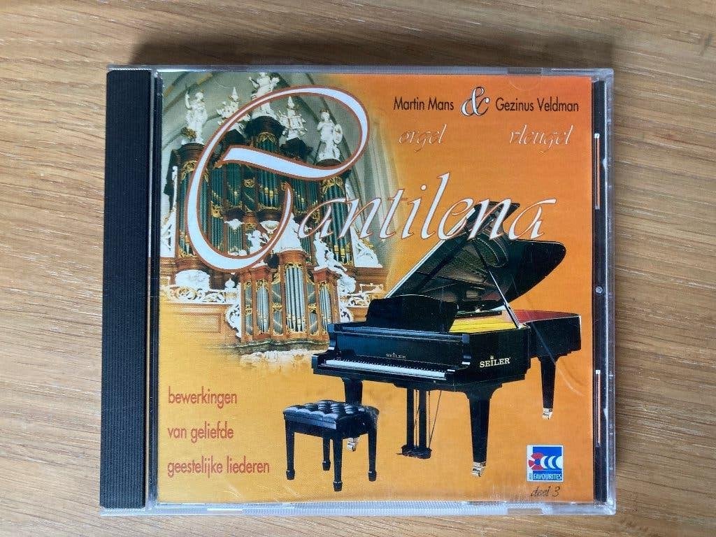 Cantilena - Martin Mans & Gezinus Veldman (CD), Ophalen of Verzenden, Zo goed als nieuw, Inclusief boekje, Orgel