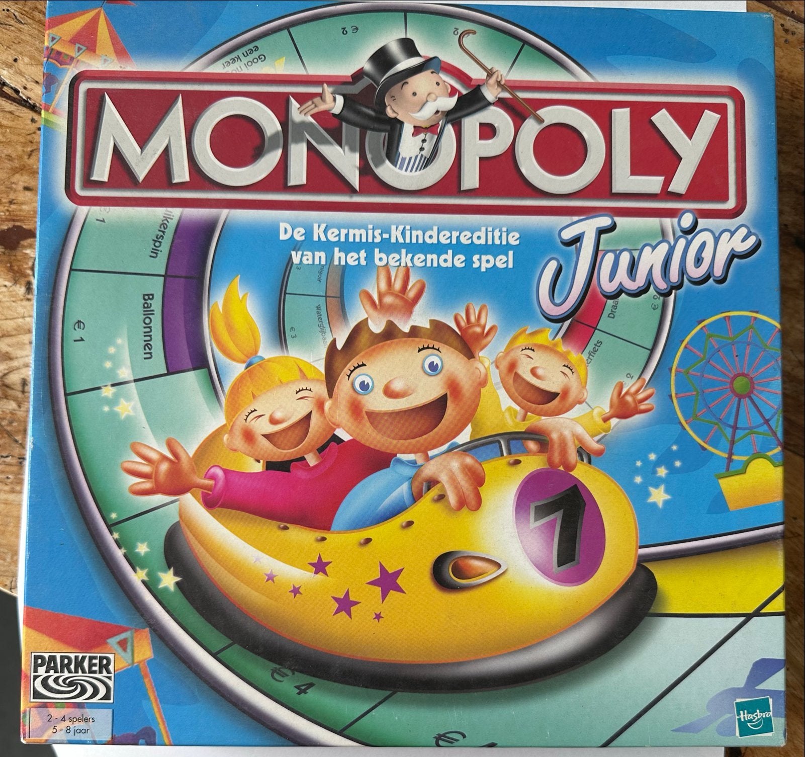 Monopoly Junior - Compleet en Zo Goed als Nieuw, Drie of vier spelers, Ophalen of Verzenden, Zo goed als nieuw