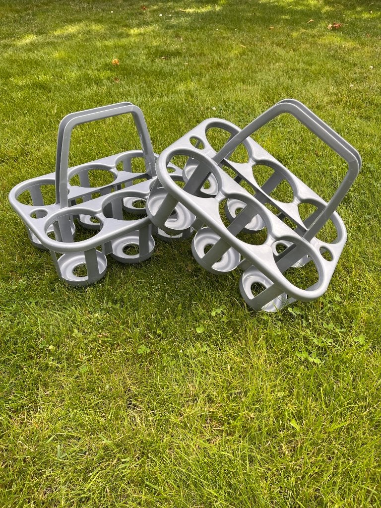 Flessendragers, Ophalen of Verzenden, Zo goed als nieuw, Kunststof, Grijs