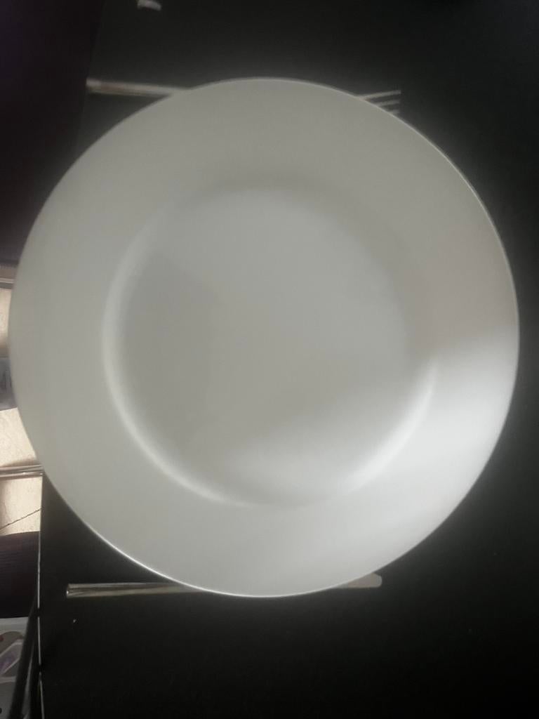 12 hele grote platte witte borden. Nooit gebruikt, Huis en Inrichting, Keuken | Servies, Ophalen, Nieuw, Porselein, Bord(en)