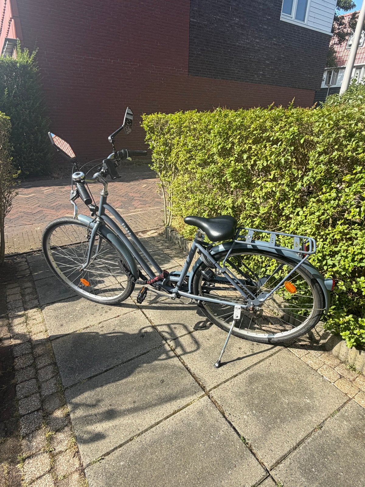 Elops Stadsfiets met lage instap en versnellingen 28 inch, Overige merken, Velgrem, Ophalen of Verzenden, 53 tot 56 cm
