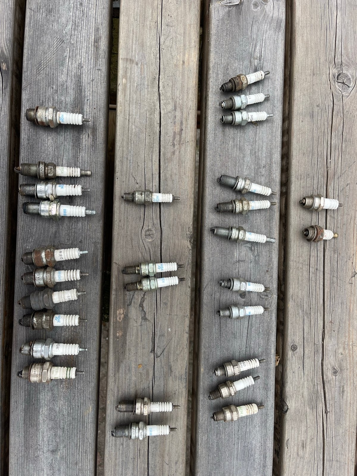 Diverse bougies voor pitbike, grasmaaier en brommer, Ophalen, Gebruikt, Overige typen