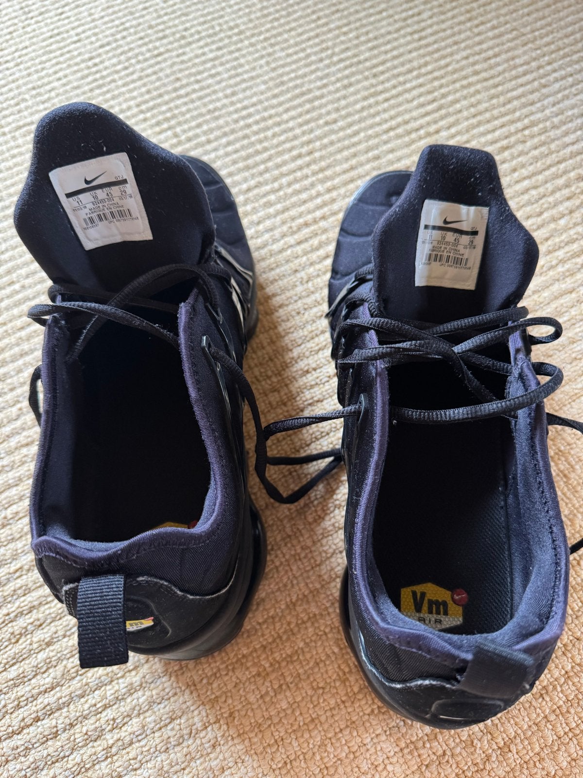Nike Vapormax Schoenen Maat 45 - Zwart, Kleding | Heren, Schoenen, Zwart, Ophalen of Verzenden, Sneakers of Gympen, Zo goed als nieuw