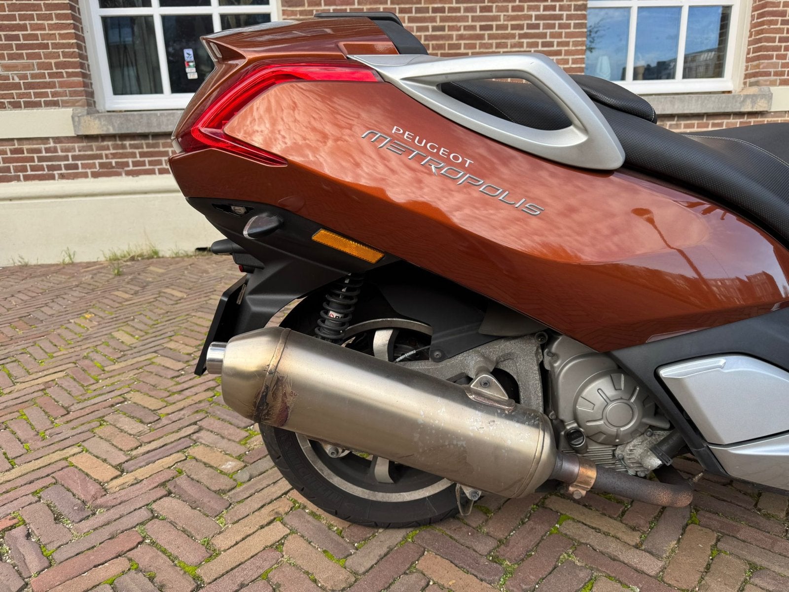Peugeot Metropolis 400i Bronskleurig - Rijbewijs B, Ophalen of Verzenden, Gebruikt, Benzine, Peugeot
