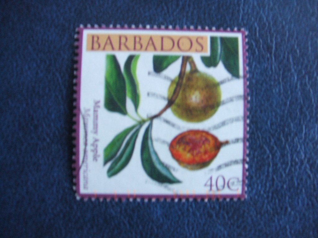 Barbados vruchten, Verzenden, Gestempeld, Midden-Amerika