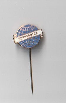 emaille hongaarse speld HUNGAROTEX, Verzamelen, Speldjes, Pins en Buttons, Ophalen of Verzenden, Overige onderwerpen, Speldje of Pin