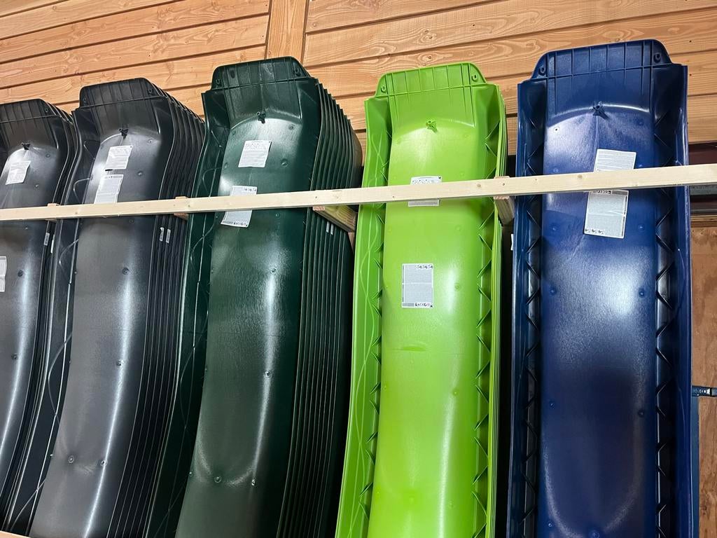 Groot assortiment glijbanen en accessoires voor speeltoestel, Ophalen, ., Aanbouwonderdeel, Nieuw