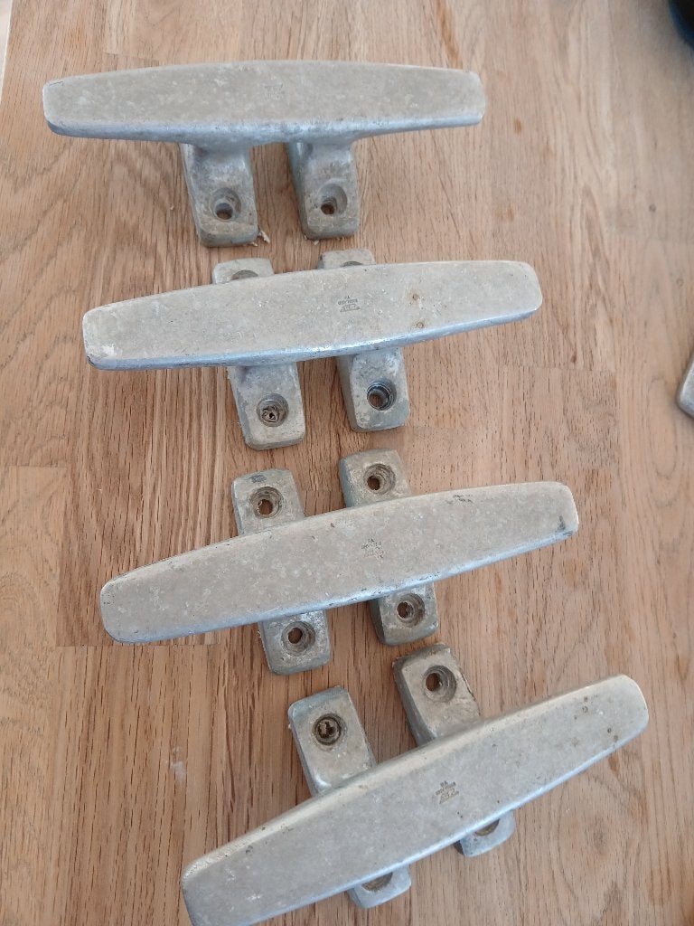 aluminium kikkers klampen bolders 4x, Ophalen of Verzenden, Overige typen