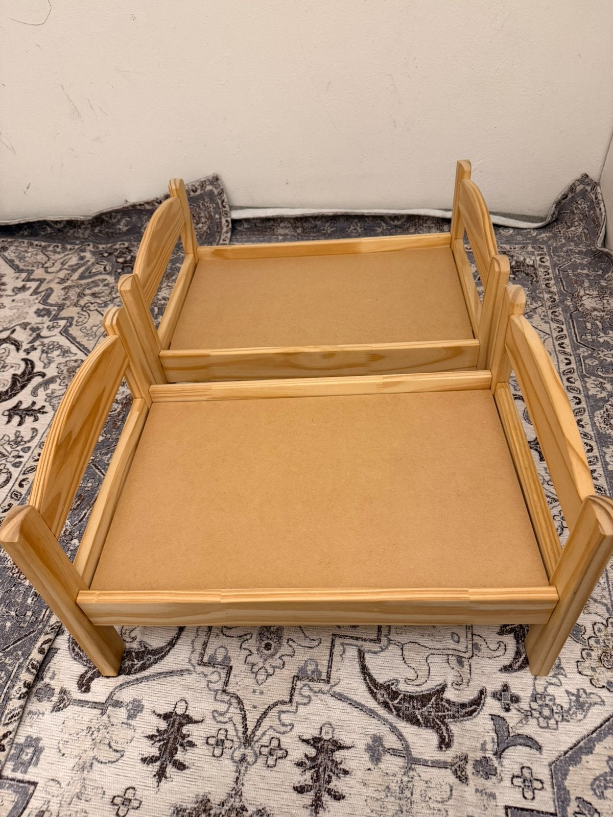 2x IKEA DUKTIG houten bedjes – ook ideaal voor katten, Ophalen of Verzenden