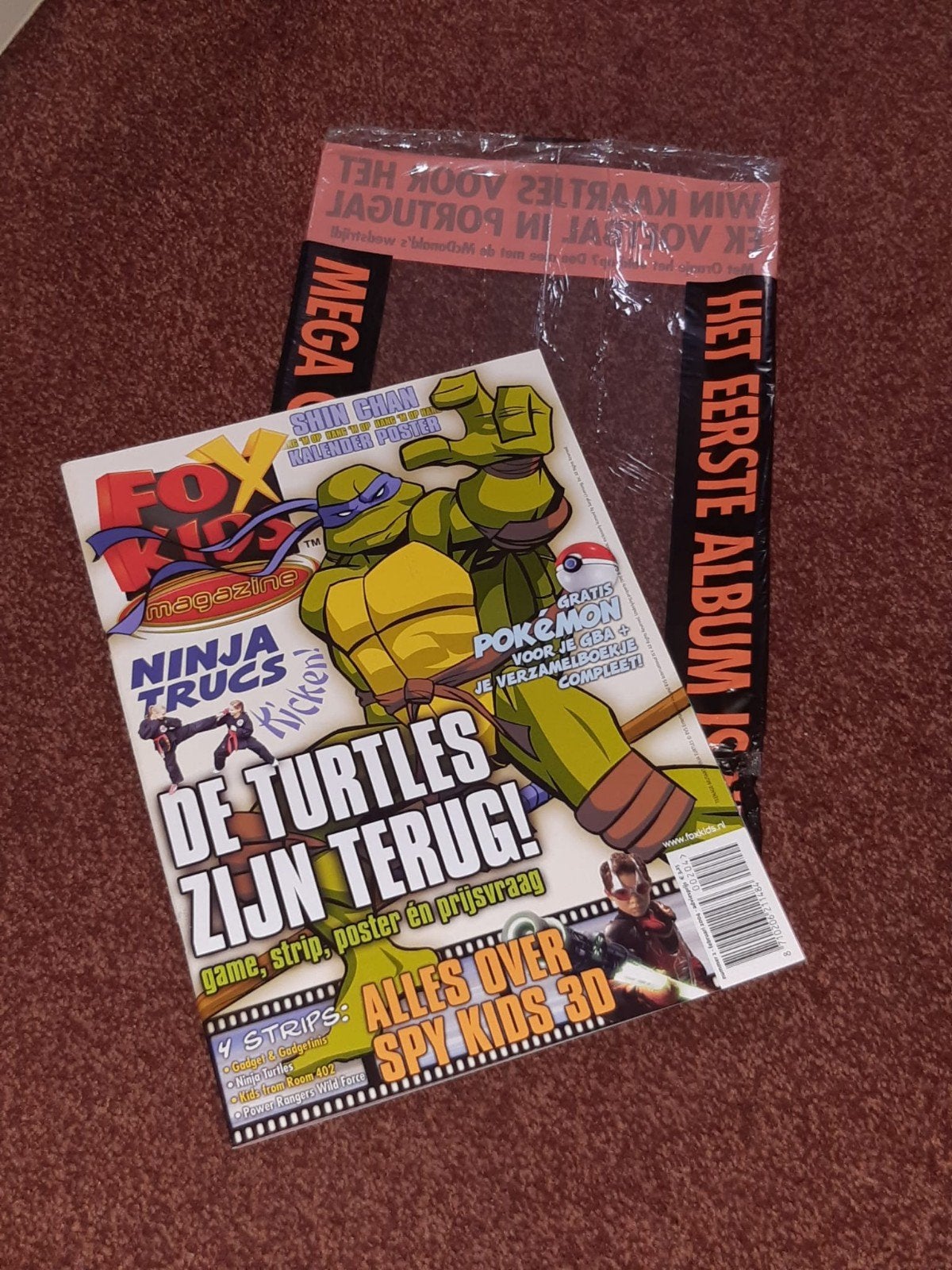 Het allereerste Fox Kids Magazine + originele beschermfolie, Verzenden, 1980 tot heden