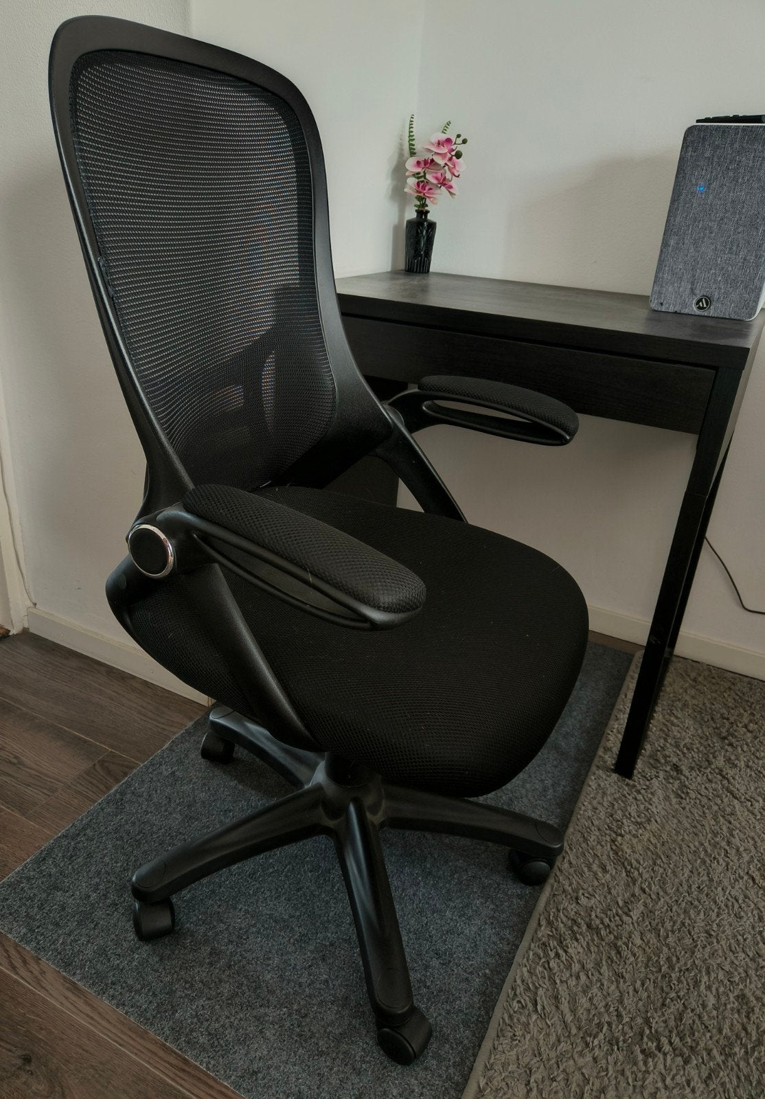 LifeGoods Bureaustoel Comfort - Ergonomisch Zwart, Ophalen