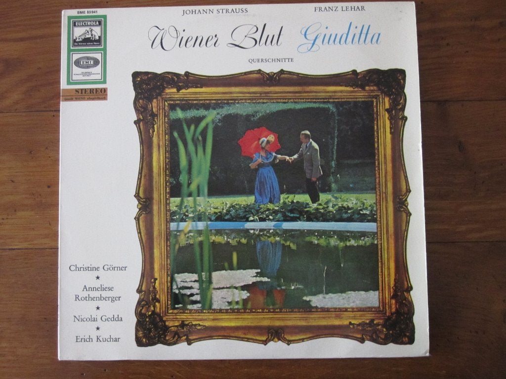 Wiener Blut - Giuditta , LP Johann Strauss, Cd's en Dvd's, Vinyl | Klassiek, LP, Opera of Operette, Inclusief binnenhoes, Ophalen of Verzenden