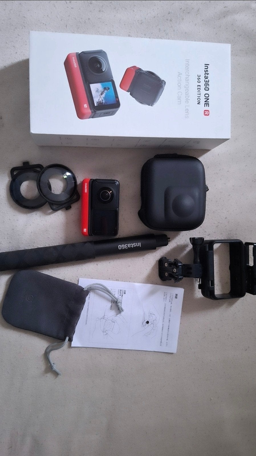 Insta360 ONE R 360 Edition met 125GB kaart, Audio, Tv en Foto, Ophalen of Verzenden, Zo goed als nieuw, GoPro