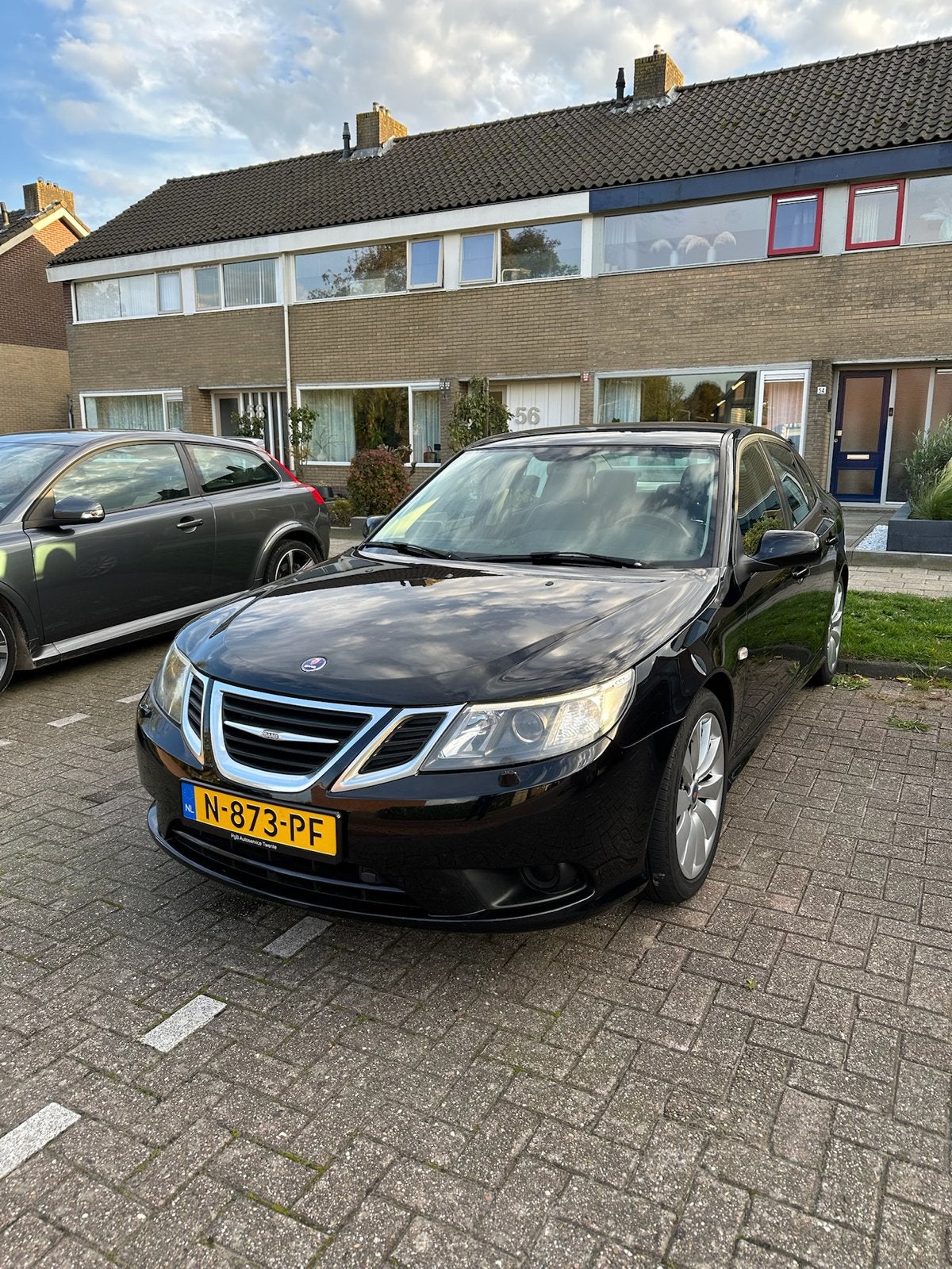 Saab 9-3 2.0T BP 2008 AUT 2012 Zwart, 4 cilinders, Zwart, 14 km/l, 75 €/maand