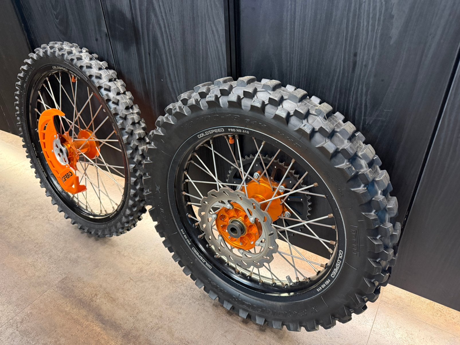 KTM Exc Enduro wielen 18/21 inch Goldspeed nr705, Motoren, Gebruikt, Ophalen of Verzenden, Goldspeed, Info@goldspeed.com