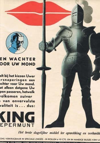 KING/Tonnema & Cie - Advertentie uit Tijdschrift 1935, Ophalen of Verzenden, 1980 tot heden, Knipsel(s)