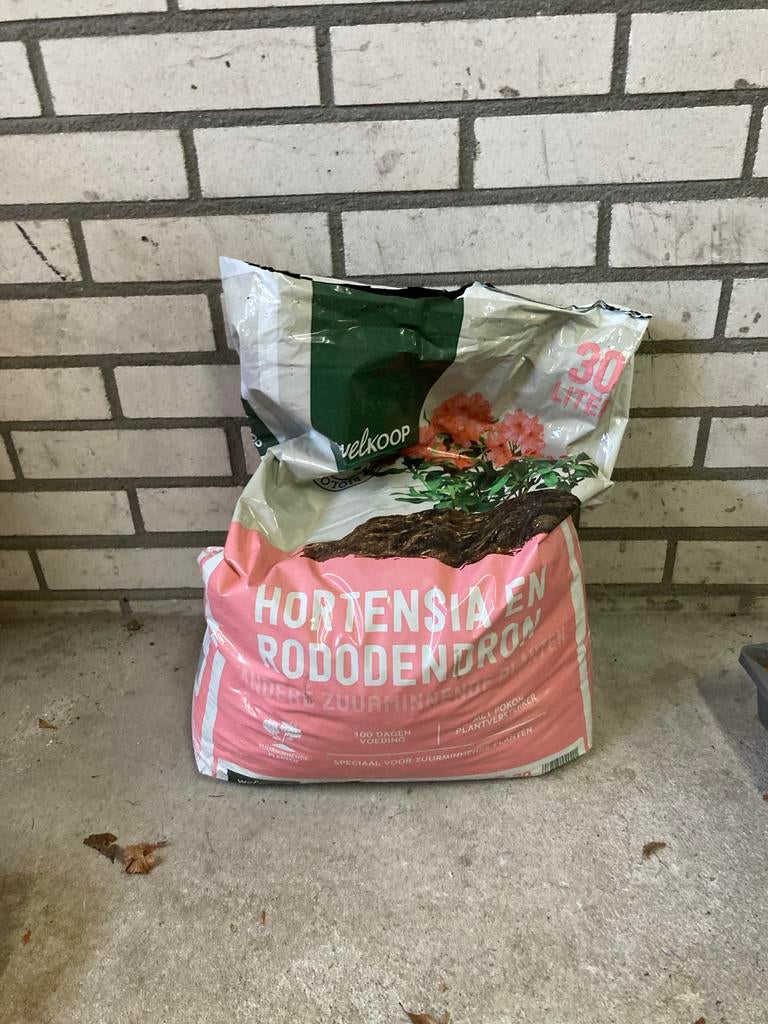 Welkoop Hortensia en Rododendron Grond 30 Liter, Ophalen, Potgrond