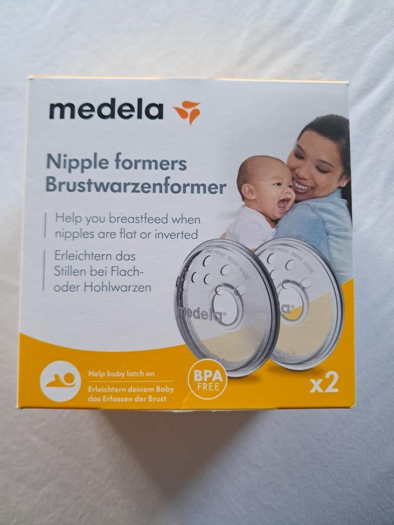 Medela nipple formers - help aanhappen bij ingetrokken tepel, Ophalen of Verzenden, Overige typen