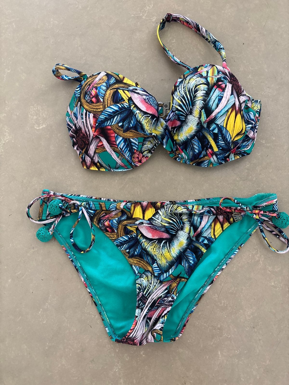 Beachlife Bikini Tropische Print - Zo goed als nieuw, Ophalen of Verzenden, Zo goed als nieuw, Overige kleuren, Bikini