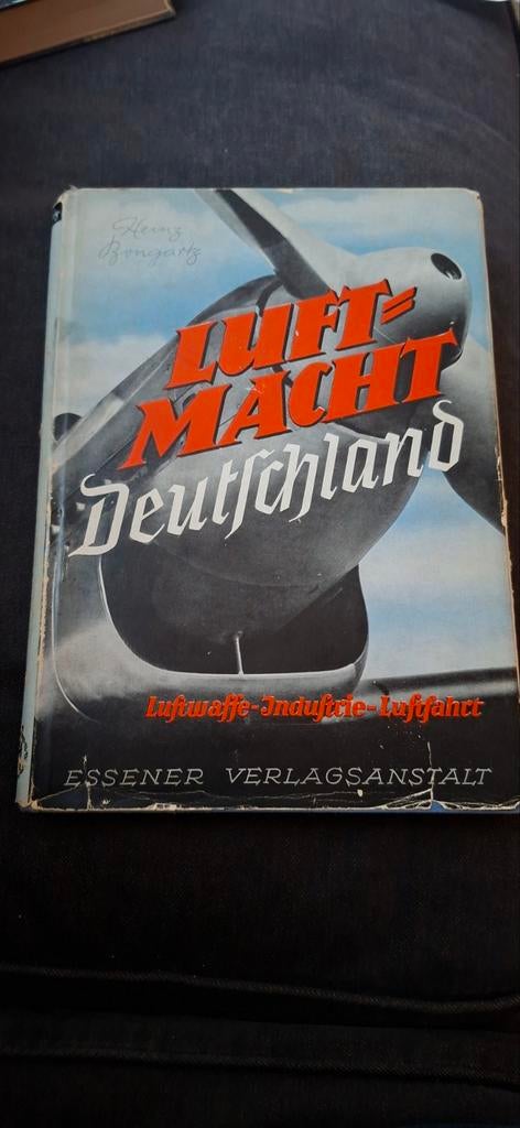 Luftmacht Deutschland - Heinz Bongartz (1939), Gelezen, Ophalen of Verzenden, Voor 1940, Heinz Bongartz