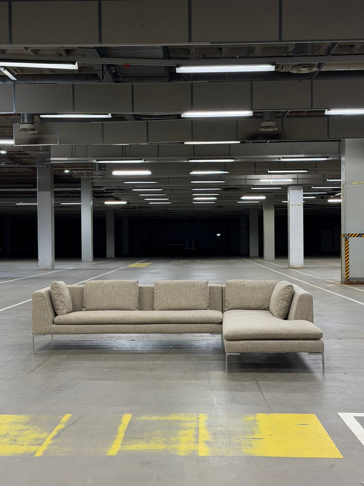 B&B Italia Charles Hoekbank | NIEUWSTAAT + Garantie, Overige materialen, Hoekbank, 300 cm of meer, Ophalen of Verzenden