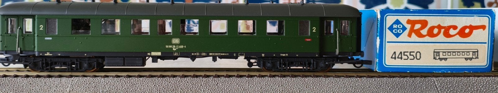 Roco 44550 DB Groene Wagon 2e Klasse H0, Hobby en Vrije tijd, Gebruikt, Gelijkstroom, Wagon, Ophalen of Verzenden