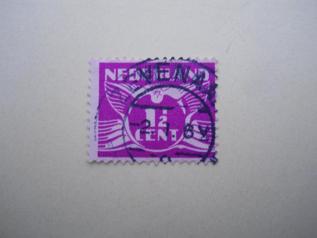 Nederland 1925 Vliegende duif Nvph.171 Rondstempel Zevenaar, Ophalen of Verzenden, T/m 1940, Gestempeld