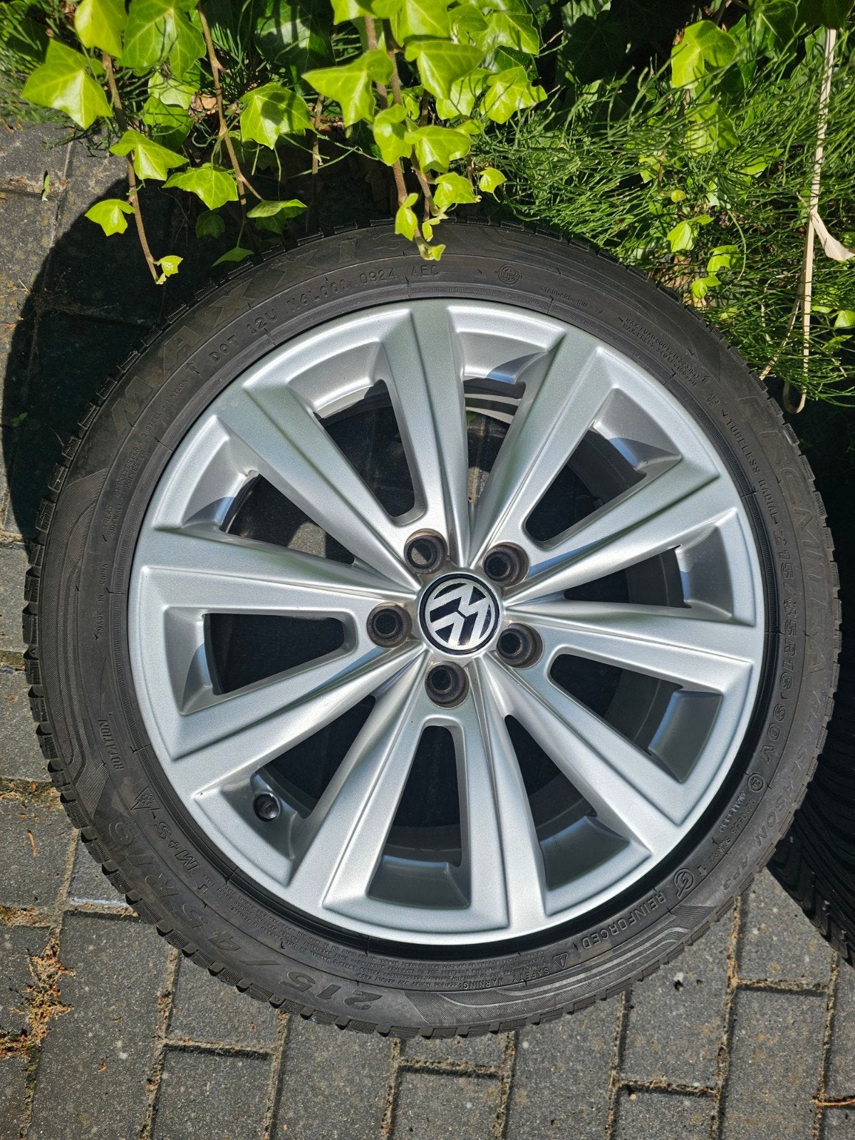 Vw. Polo Origineel 16" MISTRAL velgen & All-seasons banden, Ophalen of Verzenden