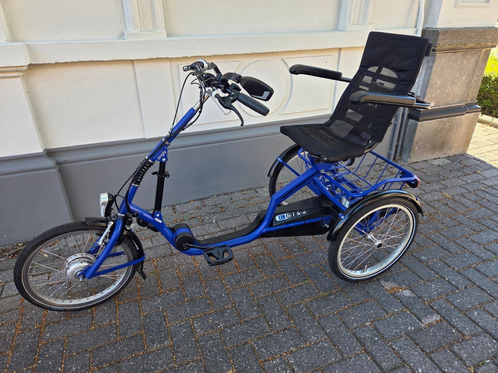 Nijland Cycling elektrische driewielfiets.
type Singly
elekt, Ophalen, Gebruikt