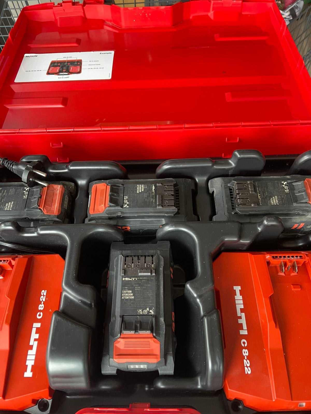 Hilti nuron accu set b22 / 255, Ophalen of Verzenden, Boor- en/of Breekhamer