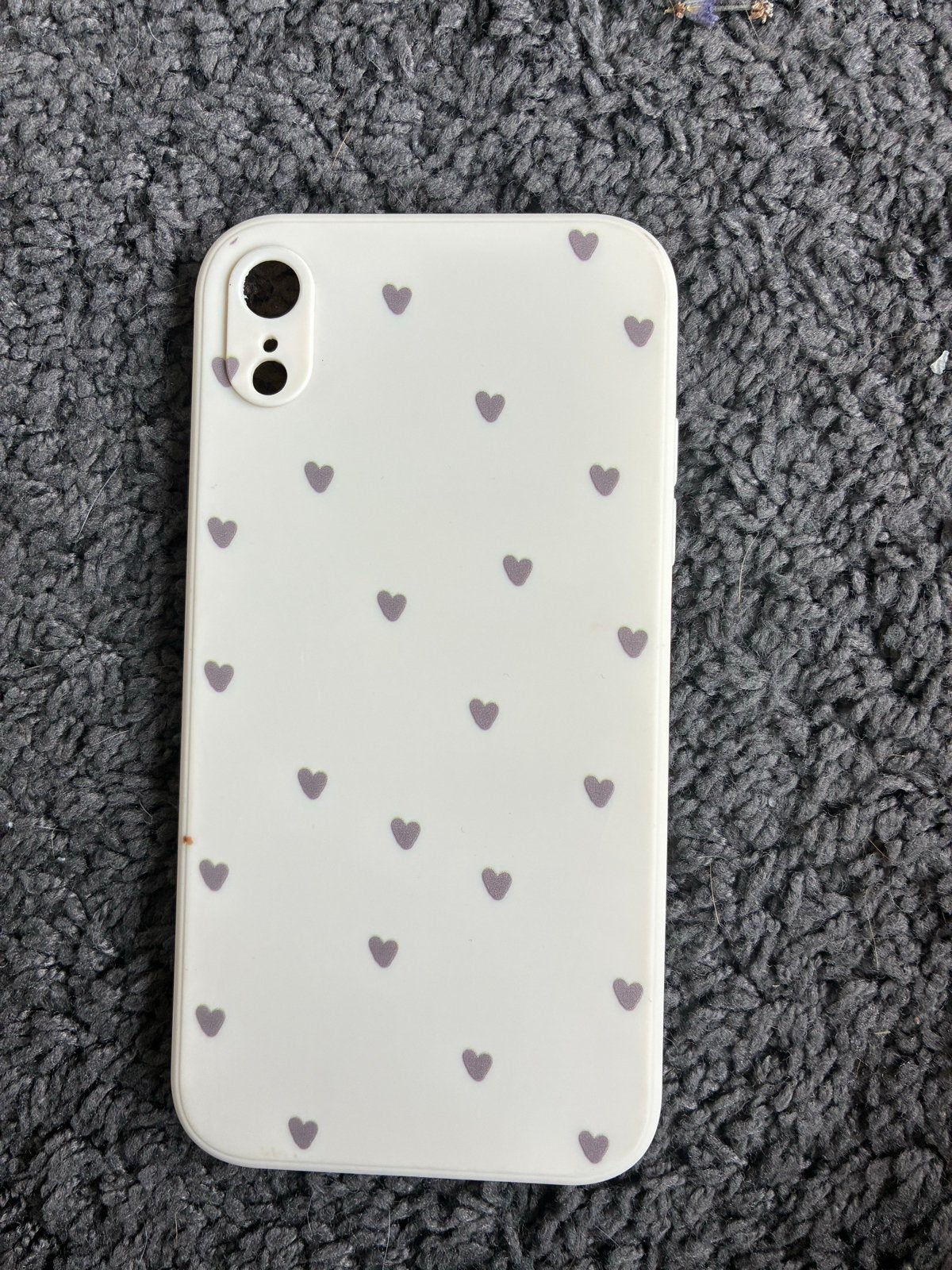 iPhone hoesje met hartjespatroon, Ophalen, Hoesje of Tasje, Zo goed als nieuw, Siliconen