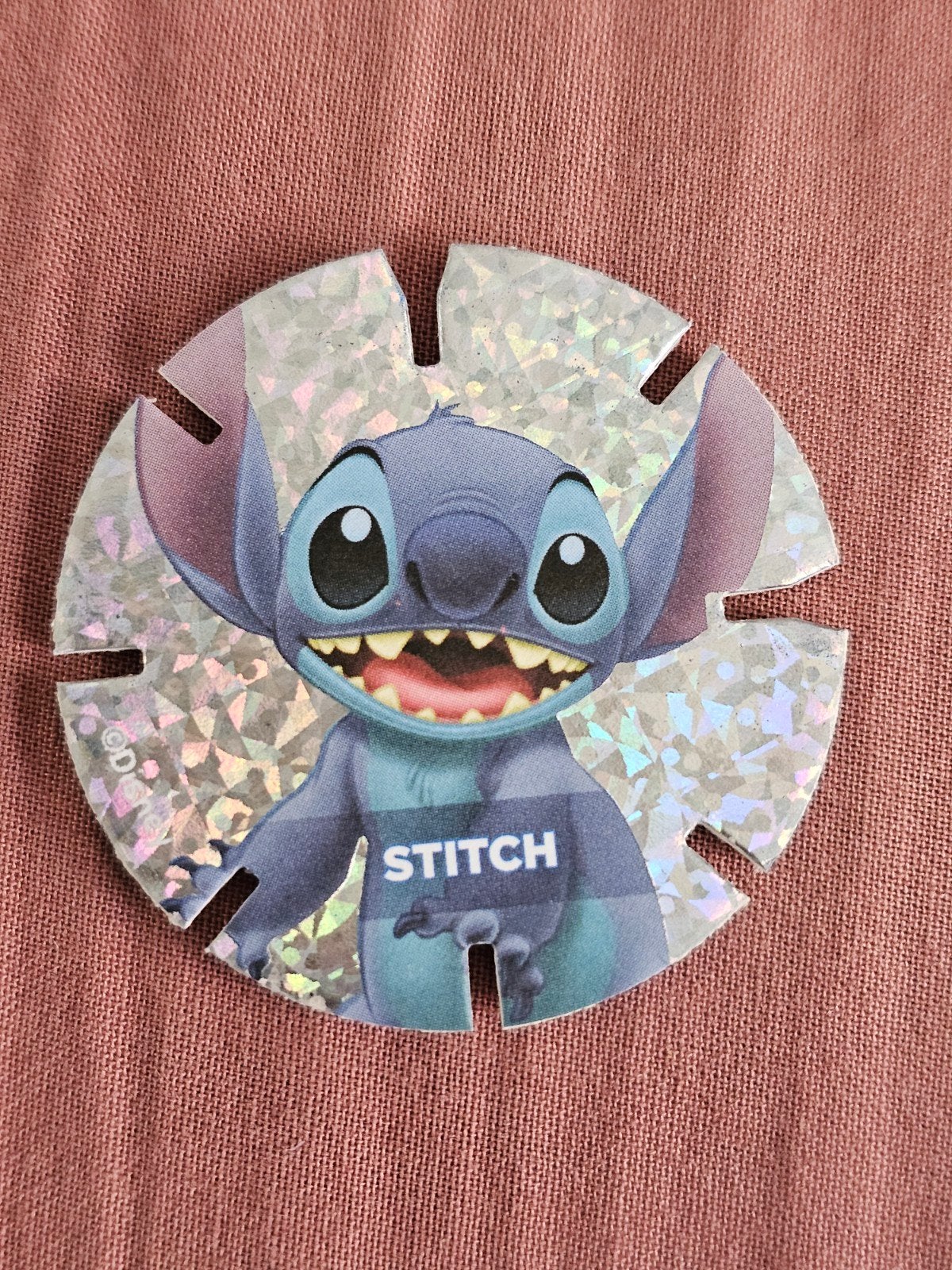 Zeldzame Glinsterende Diskeyz Albert Heijn Disney Stitch, Ophalen of Verzenden, Zo goed als nieuw