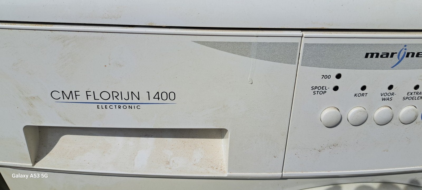 Marynen CMF Florijn 1400 Wasmachine, Witgoed en Apparatuur, Wasmachines, Gebruikt, Voorlader, 6 tot 8 kg, 85 tot 90 cm, 1200 tot 1600 toeren