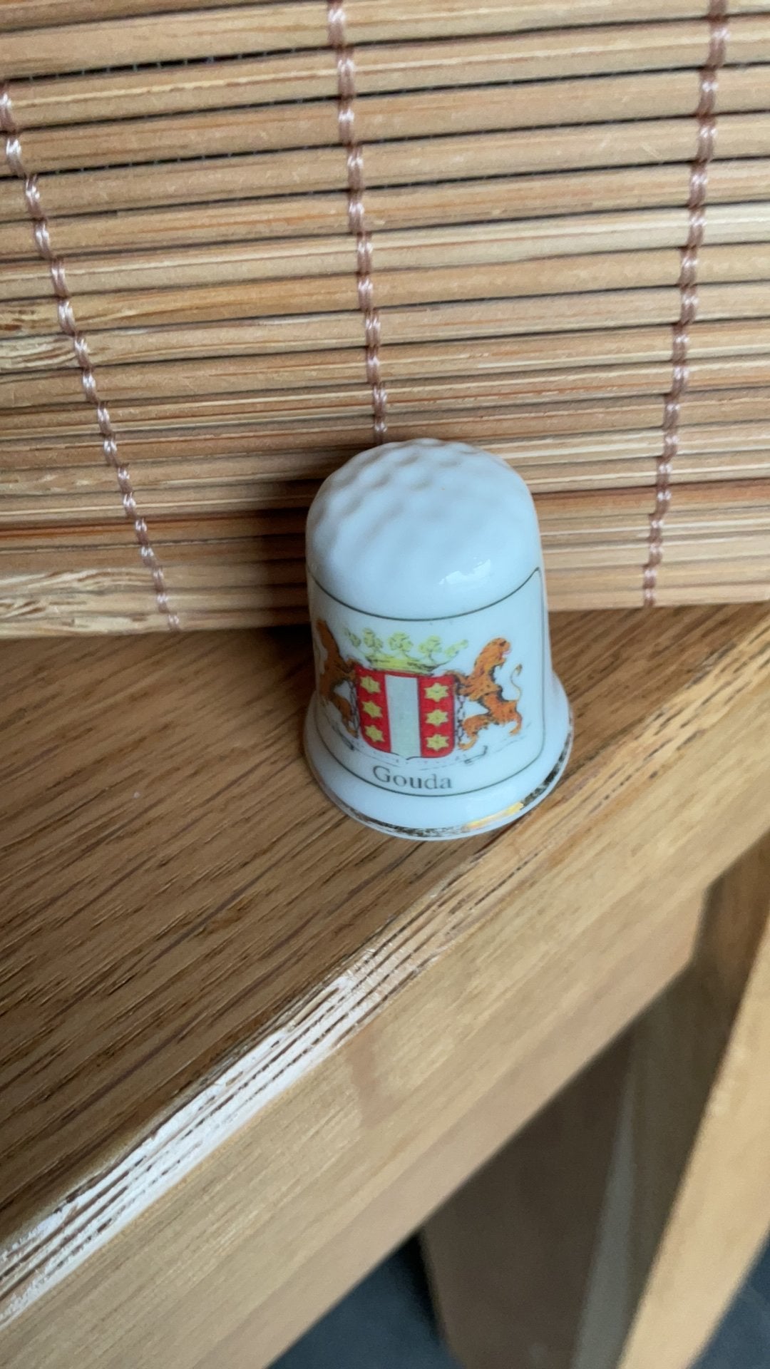 Gouda vingerhoed vingerhoedje vingerhoedjes vingerhoeden, Ophalen of Verzenden, Nieuw, Porselein, Nederland