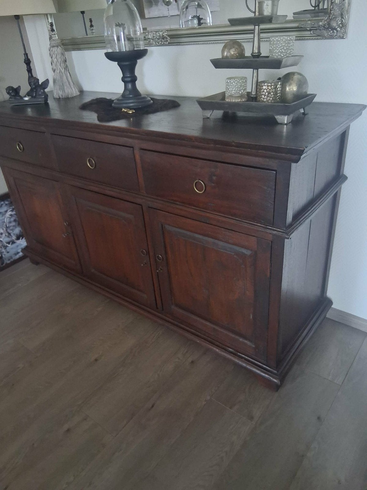 Koloniale dressoir van De Graef Wonen, Ophalen, Gebruikt, Overige houtsoorten, 150 tot 200 cm
