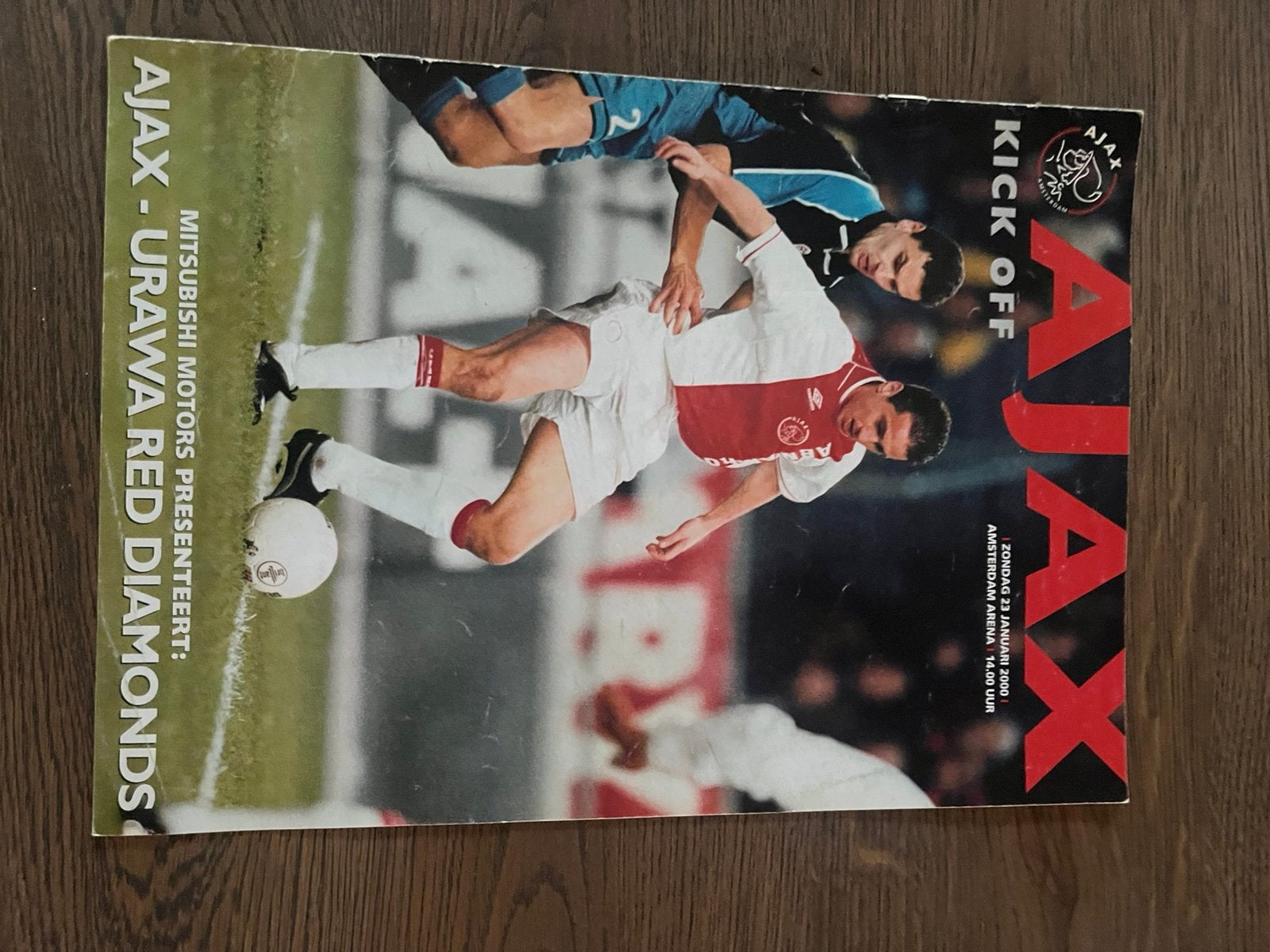 PROGRAMMABOEKJE AJAX-URAWA RED DIAMONDS 2000, Verzamelen, Ophalen of Verzenden, Zo goed als nieuw, Ajax, Overige typen
