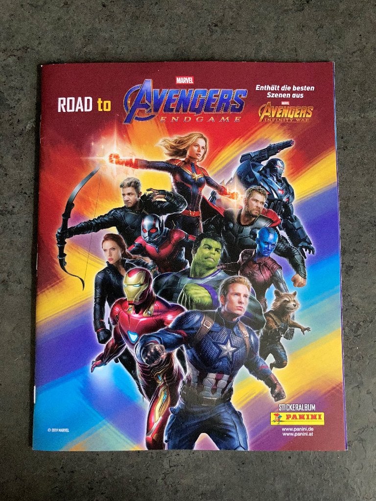 Panini - Road to Avengers Endgame - stickers voor album, Ophalen of Verzenden, Nieuw