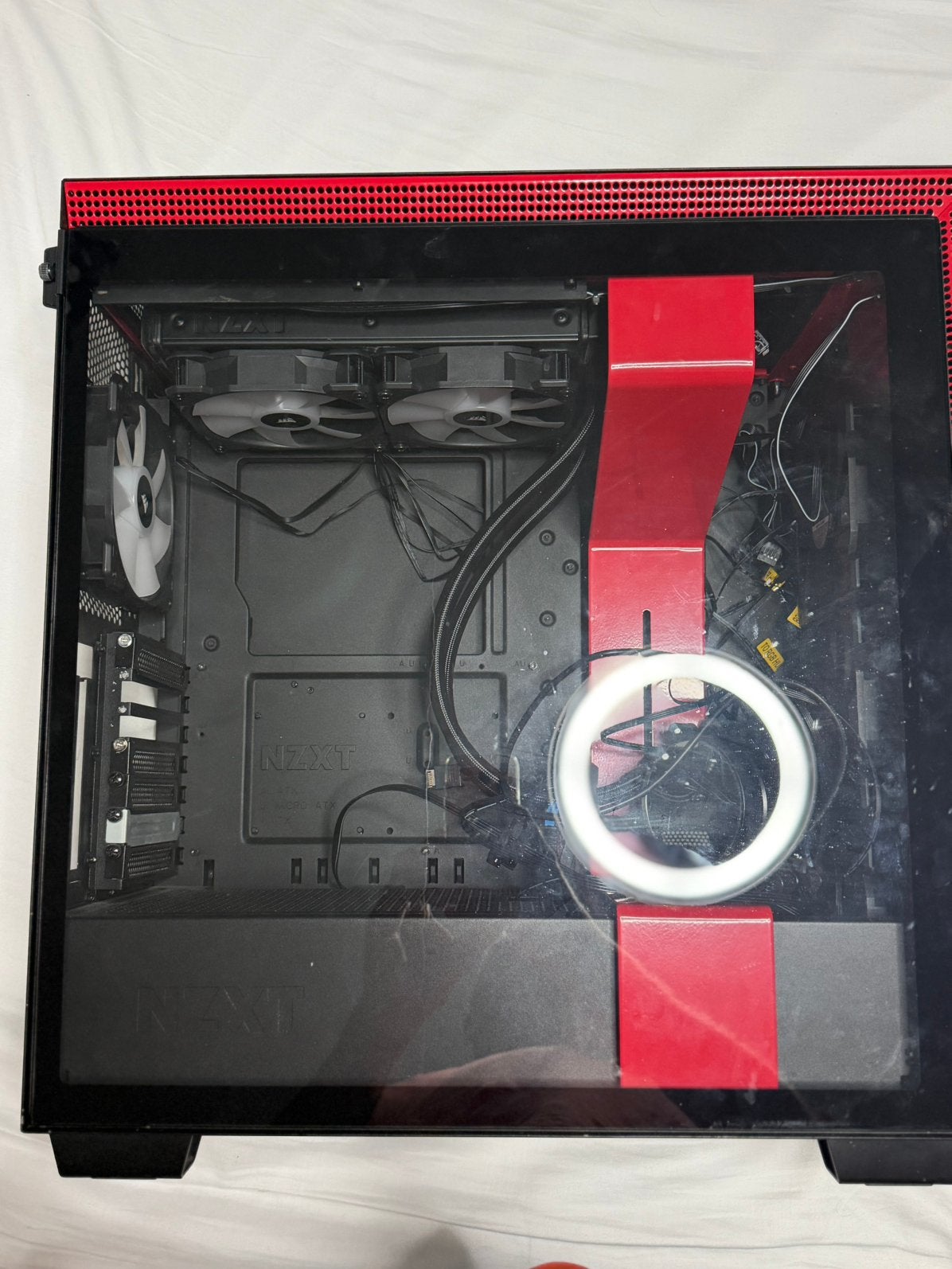 Nzxt case nzxt waterkoeling corsair rgb fans corsair voeding, Computers en Software, Ophalen, Zo goed als nieuw, GDDR6, PCI-Express 4