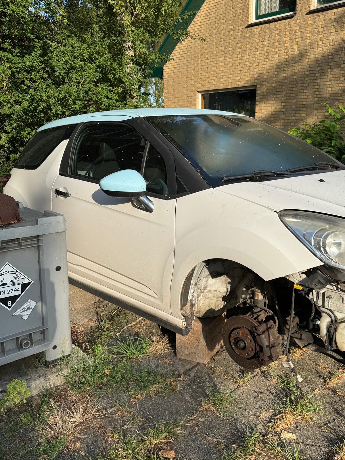 Citroen DS3 1.4 VTI Wit in onderdelen, Ophalen, Gebruikt, Citroën
