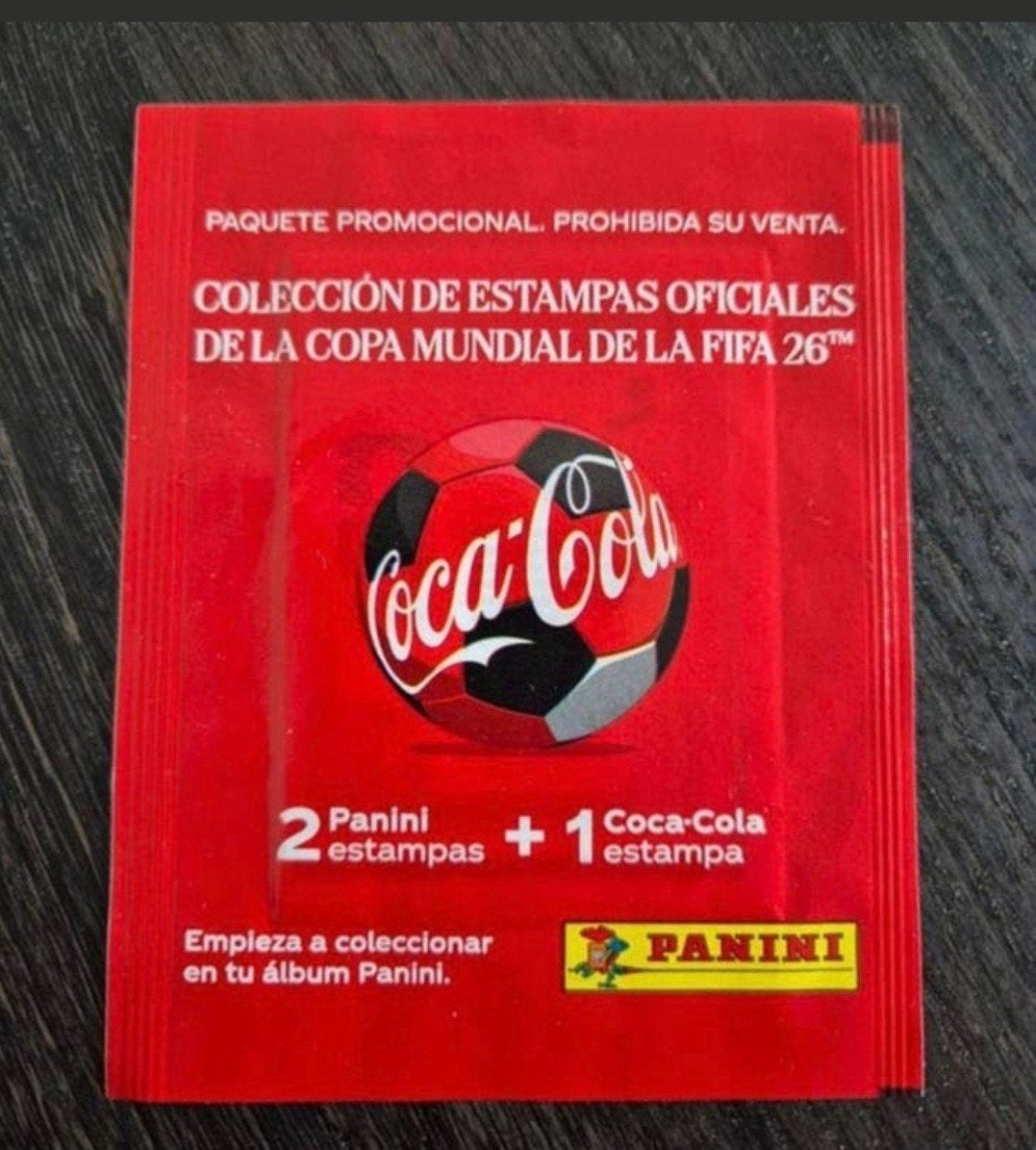 Panini zakje WK 2026 Coca-Cola, Ophalen of Verzenden, Zo goed als nieuw, Meerdere stickers