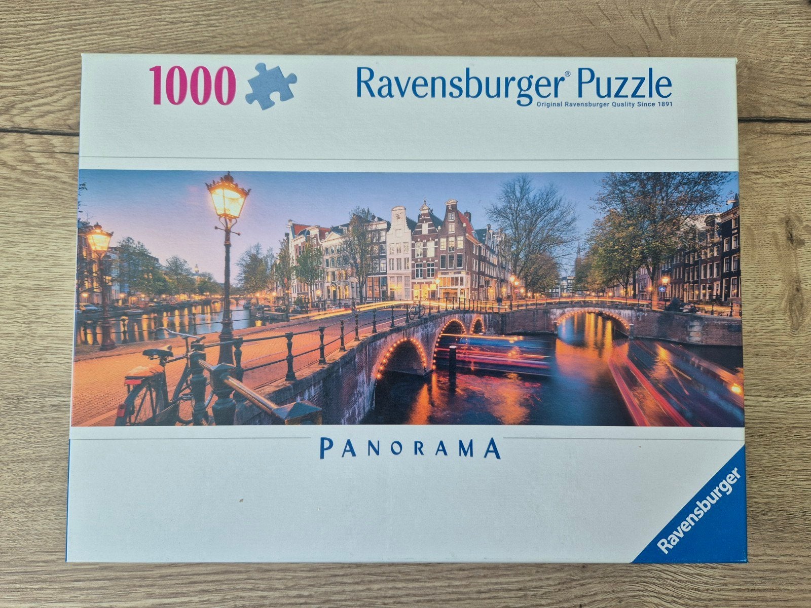 Ravensburger Legpuzzel 1000 stukjes - Amsterdam Panorama, Ophalen of Verzenden, 500 t/m 1500 stukjes, Zo goed als nieuw, Legpuzzel