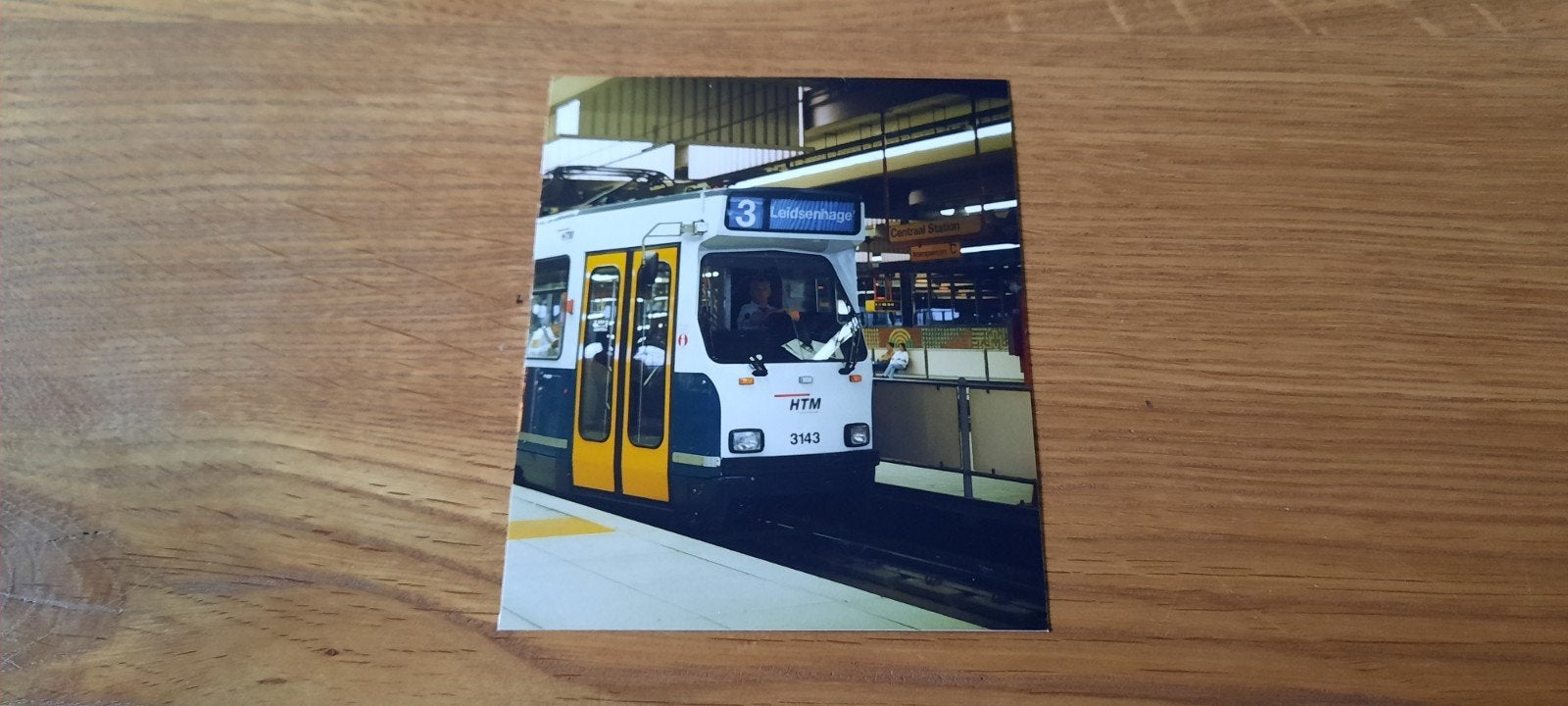 Tram foto HTM 3143 - Den Haag 1994, Ophalen of Verzenden, Zo goed als nieuw, Bus of Metro, Overige typen