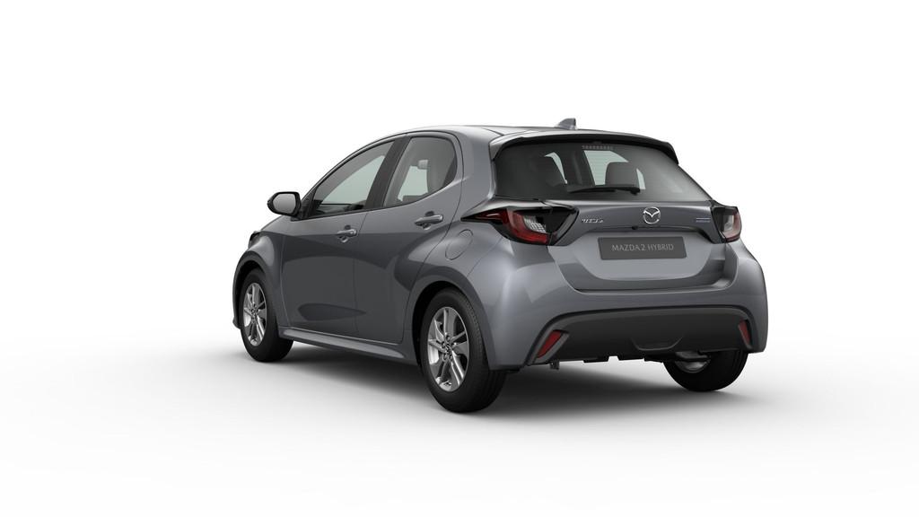 Mazda 2 Hybrid 1.5 Centre-line AUTOMAAT NAVI DMV APPLE CARPL, Stof, Zwart, Overige brandstoffen, 1490 cc