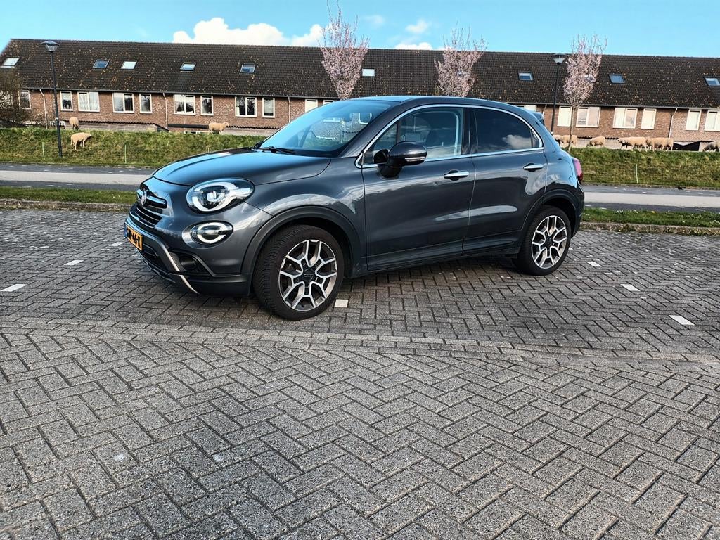 Fiat 500X Cross 1.6 Multijet 16V 120pk DCT 2019 Grijs, Auto's, Zwart, 4 cilinders, 500X, Leder