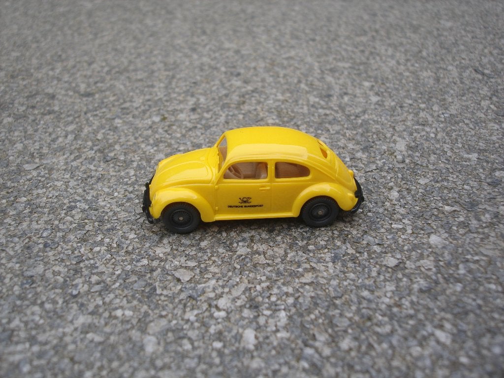 Volkswagen Kever (Brilkever) van Deutsche Post, Wiking, H0, Ophalen of Verzenden, Nieuw, Auto, Wiking
