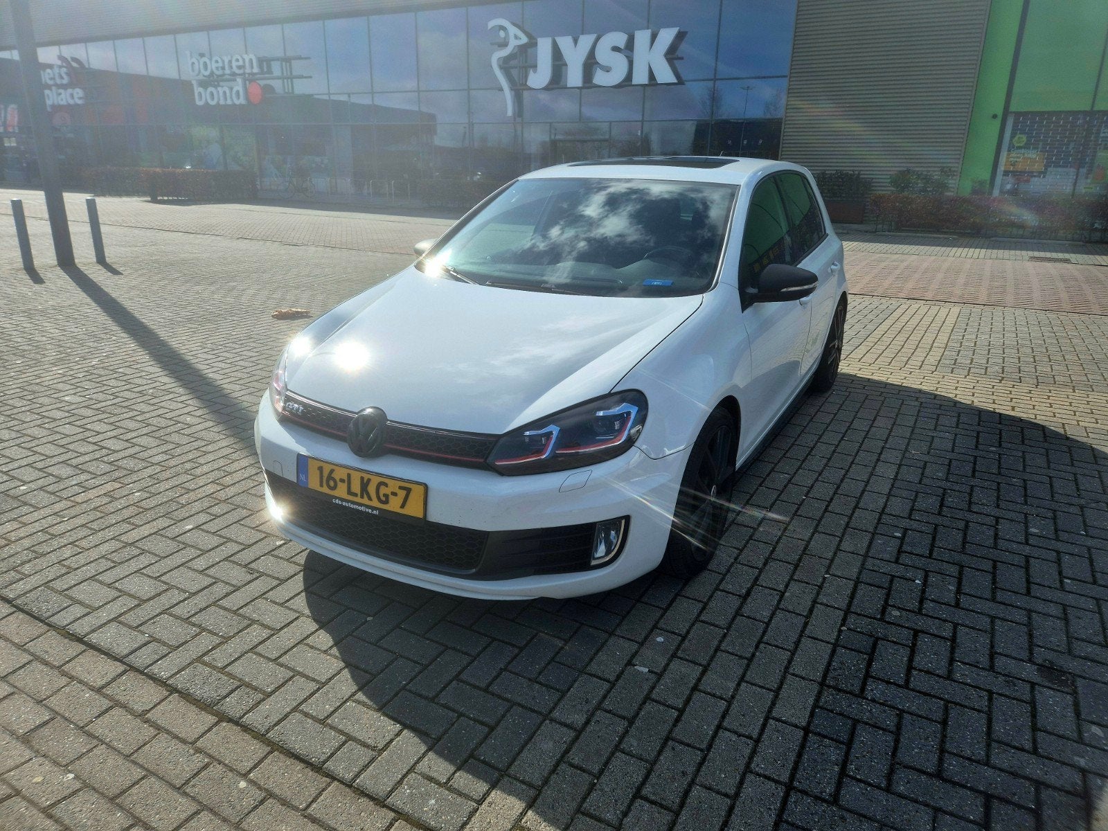 Golf 6 2.0 GTI STAGE 2 DSG 2010 Wit, Stof, Beige, 4 cilinders, Wit
