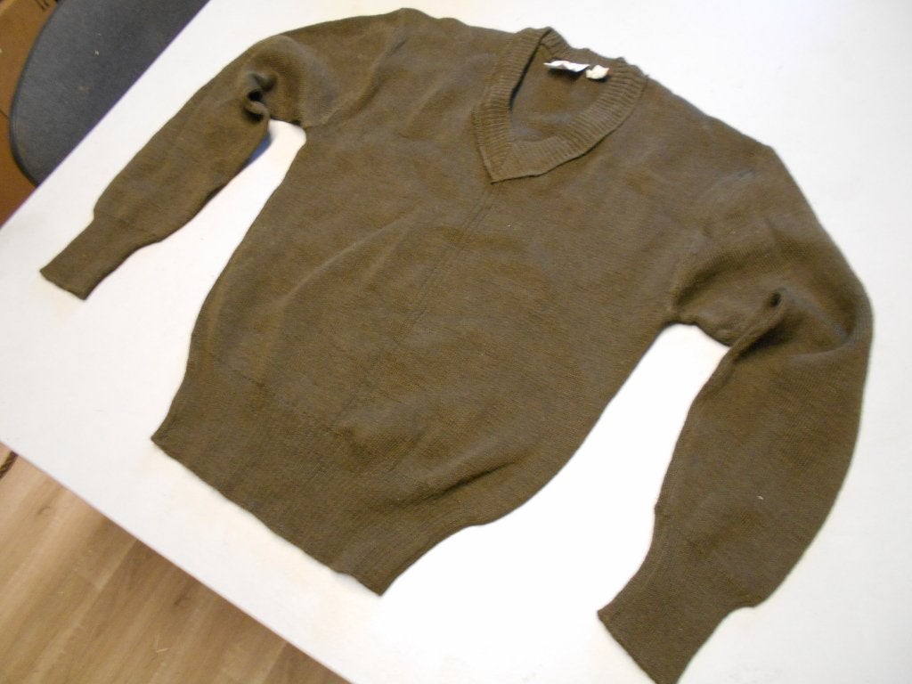 Trui Wol Frans leger wollen trui, Ophalen of Verzenden, Landmacht, Overige gebieden, Kleding of Schoenen