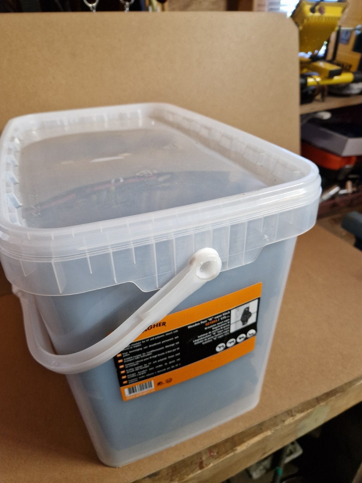 Gallagher W-isolator voor houten palen, 175 stuks, zwart, Weidegang