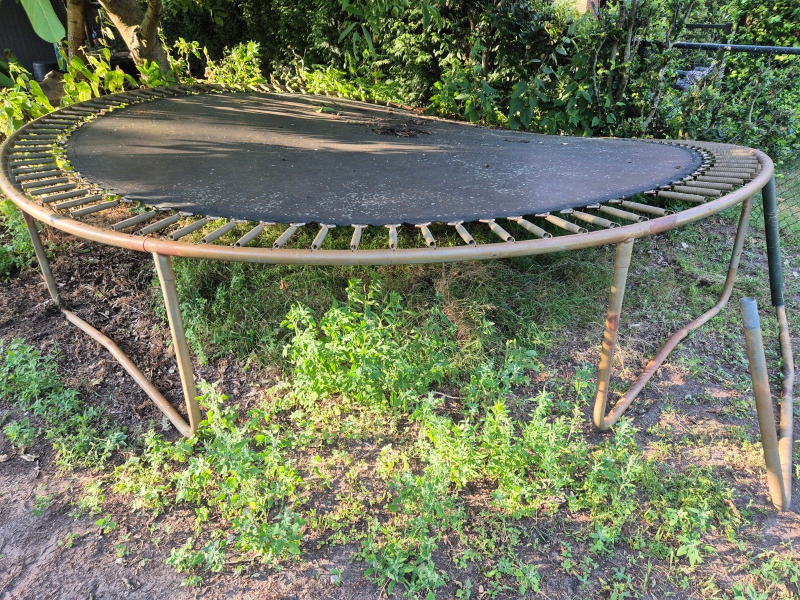 Trampoline, Ophalen